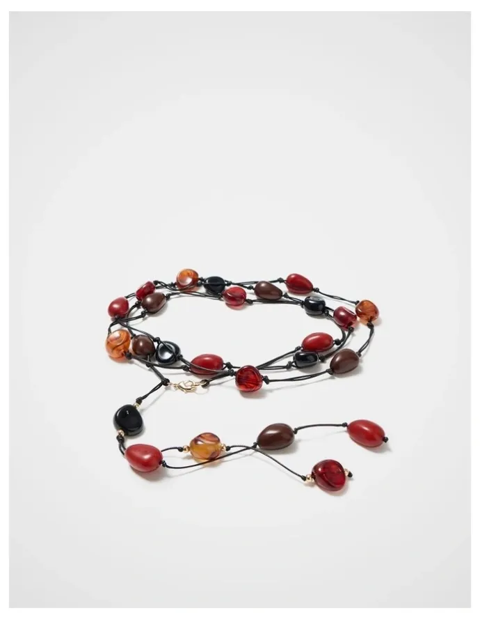 Unison Mae Beaded Wrap Belt