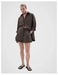 Unison Oxford Pull On Short