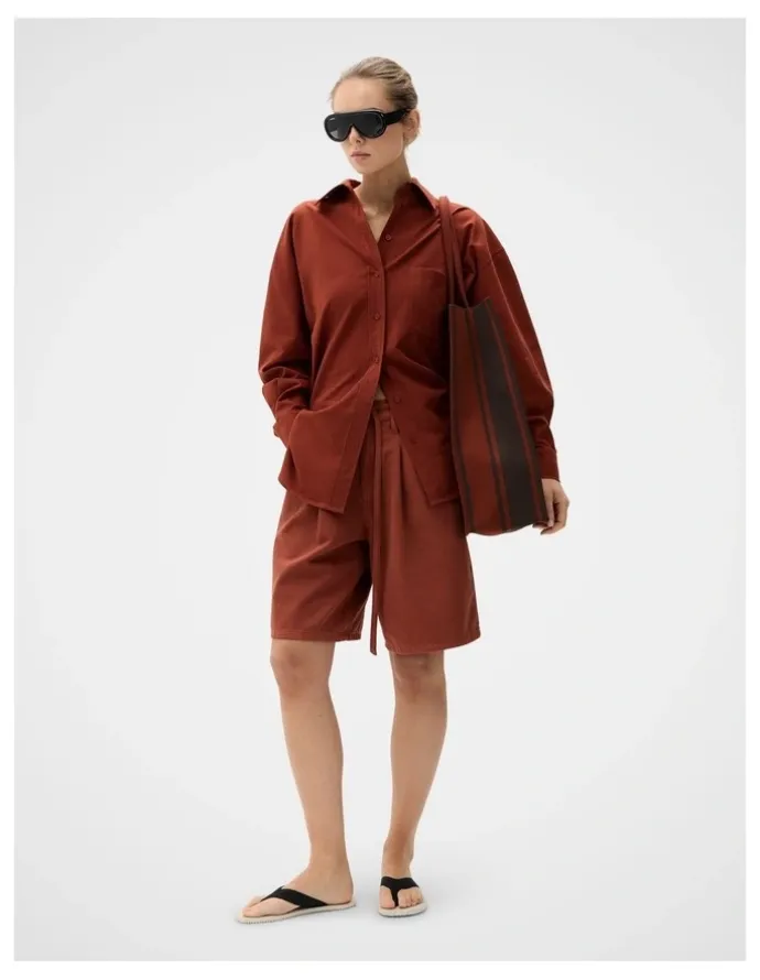 Unison Pleat Front Bermuda Short