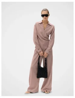 Unison Stripe Wide Leg Pant