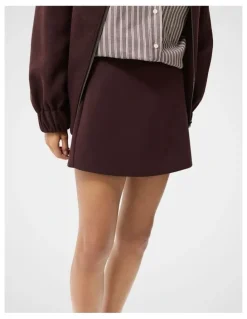 Unison Tailored Mini Skort in Purple