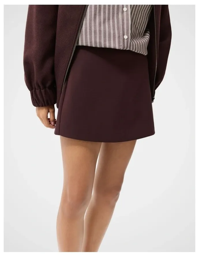 Unison Tailored Mini Skort in Purple