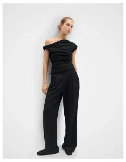 Unison Textured Off Shoulder Top