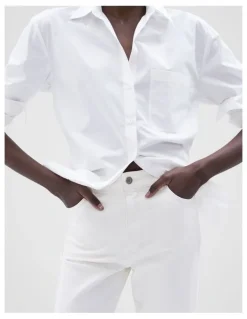 Unison Classic Straight Fit Jean in Ecru