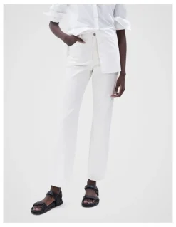 Unison Classic Straight Fit Jean in Ecru