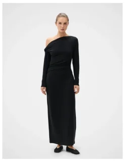 Unison Textured Off Shoulder Dress
