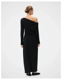 Unison Textured Off Shoulder Dress
