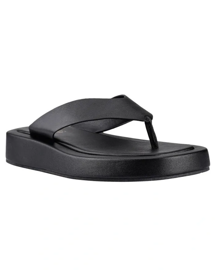 Verali Bouncer II Flatform Thongs in Black