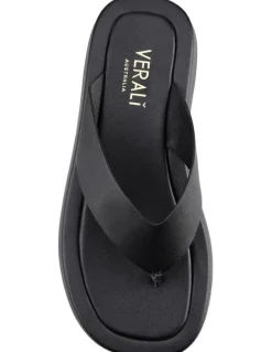 Verali Bouncer II Flatform Thongs in Black