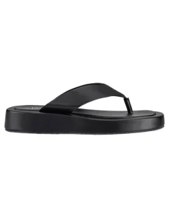Verali Bouncer II Flatform Thongs in Black