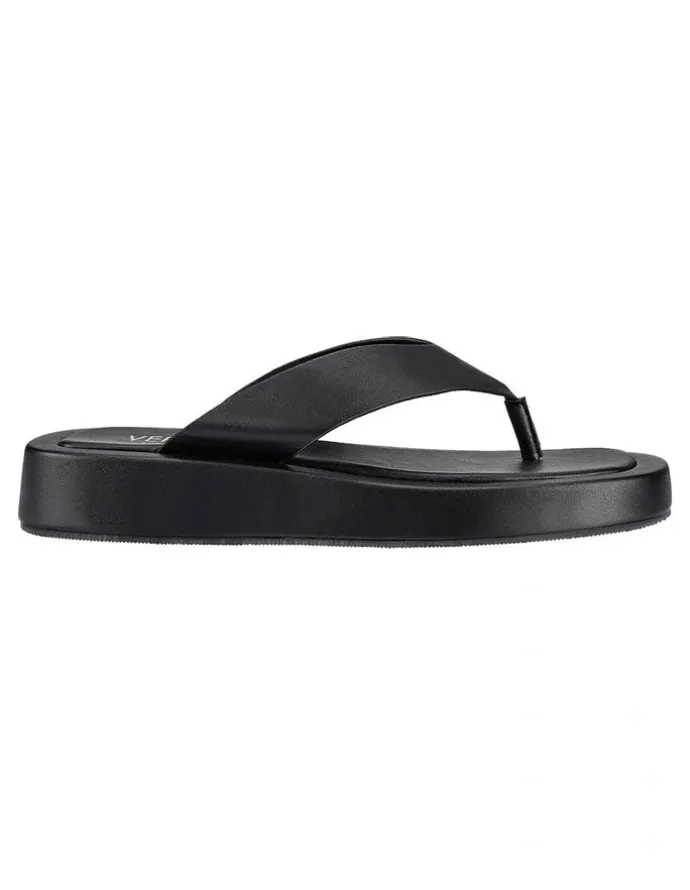 Verali Bouncer II Flatform Thongs in Black