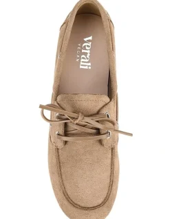 Verali Brody Boat Shoes in Taupe Micro