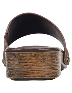 Verali Chester Clogs in Chocolate Brown Micro