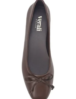 Verali Eugenie Ballet Flats in Chocolate Brown