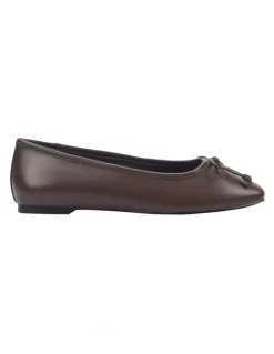 Verali Eugenie Ballet Flats in Chocolate Brown