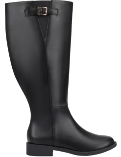 Verali Garfield Wide Calf Tall Boot in Black