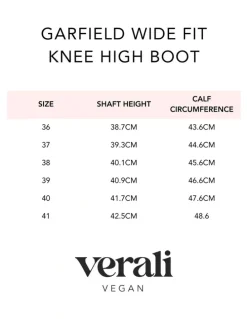 Verali Garfield Wide Calf Tall Boot in Black