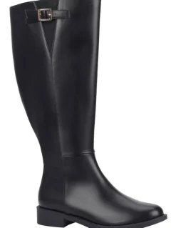 Verali Garfield Wide Calf Tall Boot in Black