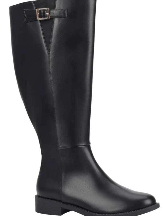 Verali Garfield Wide Calf Tall Boot in Black