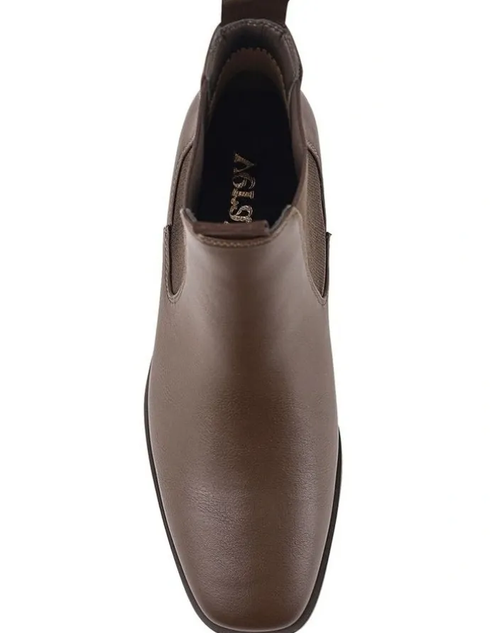 Verali Harper Chelsea Boots in Chocolate Brown