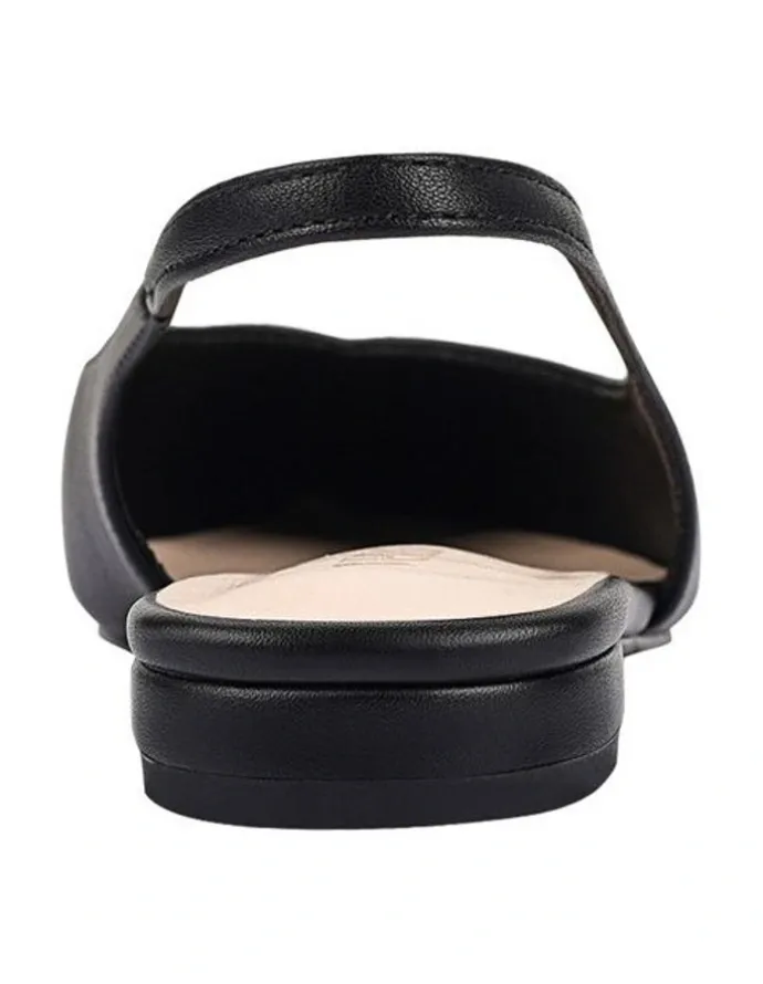 Verali Hillary Slingback Flats in Black