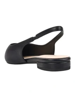 Verali Hillary Slingback Flats in Black