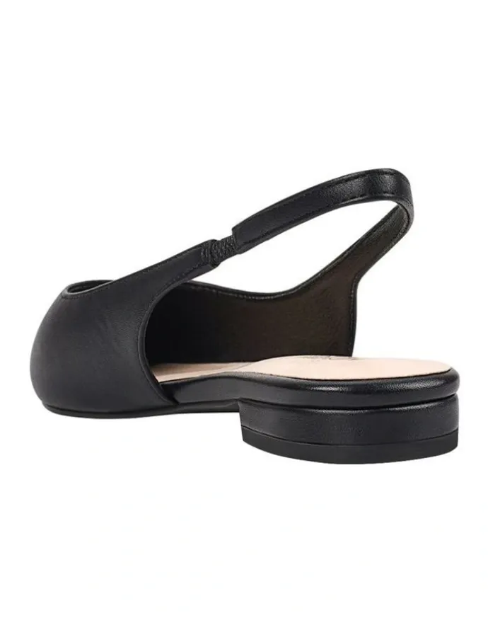 Verali Hillary Slingback Flats in Black
