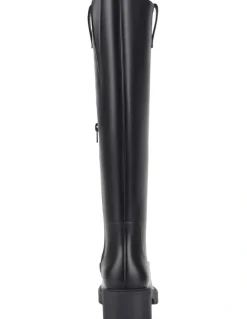 Verali Jailyn Chunky Knee High Boots in Black