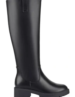 Verali Jailyn Chunky Knee High Boots in Black