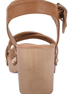 Verali Lulu Tan Clog Sandal