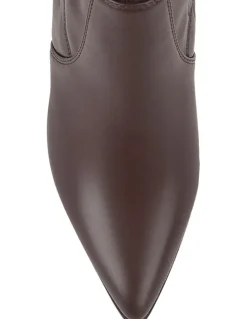 Verali Marlo Knee High Boots in Chocolate Brown
