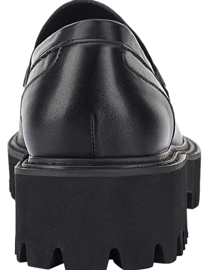 Verali Neon Chunky Loafers in Black