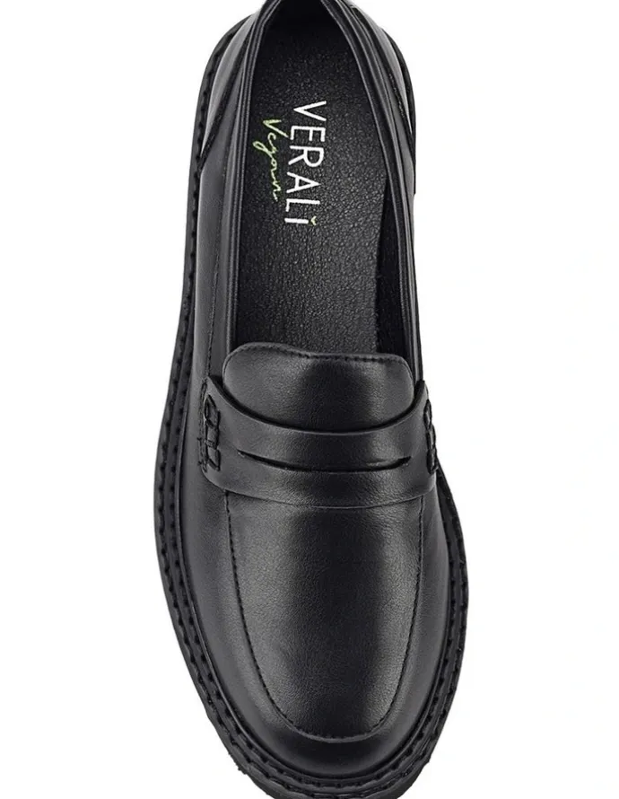 Verali Neon Chunky Loafers in Black