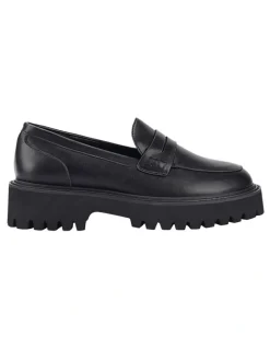 Verali Neon Chunky Loafers in Black