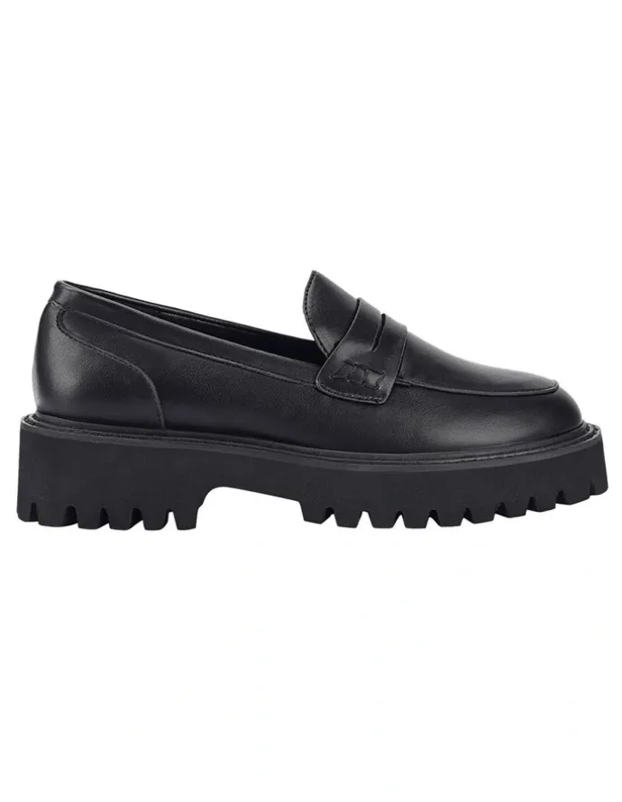 Verali Neon Chunky Loafers in Black