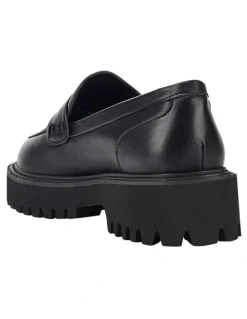 Verali Neon Chunky Loafers in Black