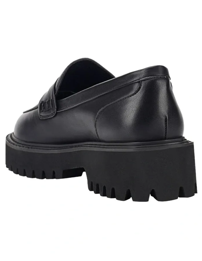Verali Neon Chunky Loafers in Black