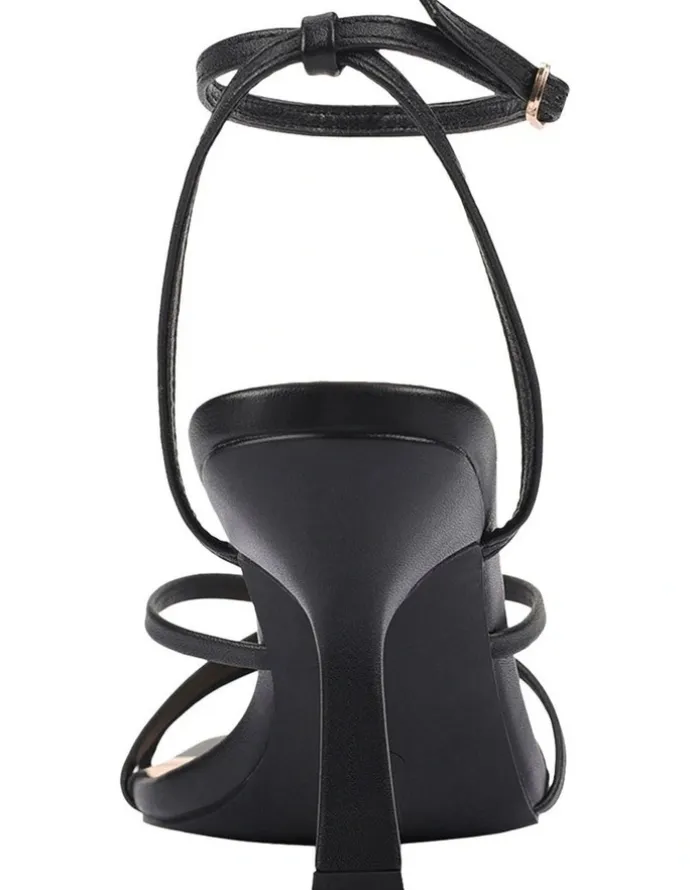 Verali Penelope Strappy Sandals in Black