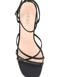 Verali Penelope Strappy Sandals in Black