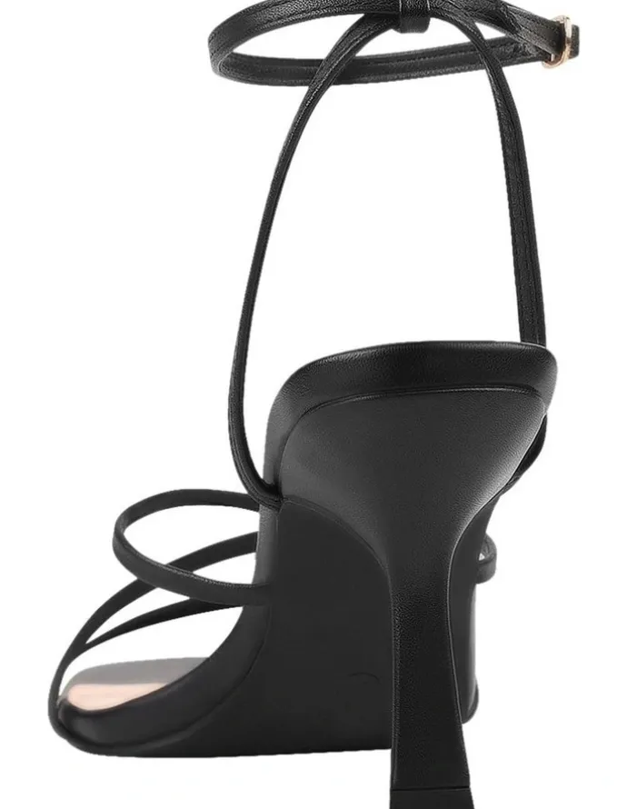 Verali Penelope Strappy Sandals in Black