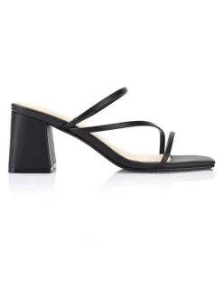 Verali Stanford Block Heel Mules in Black