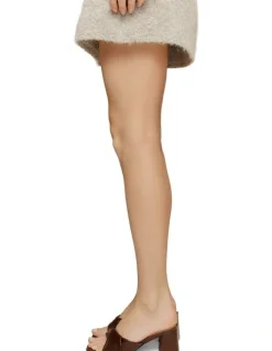 Verali Stella Block Heel Mules in Chocolate Brown