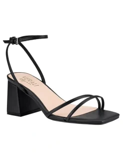 Verali Stevie Block Heel Sandals in Black
