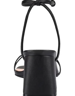 Verali Stevie Block Heel Sandals in Black