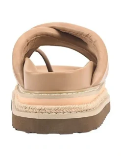 Verali Thelma Flatform Slides in Biscuit