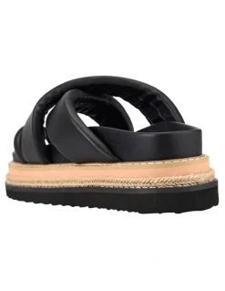 Verali Thelma Flatform Slides in Black