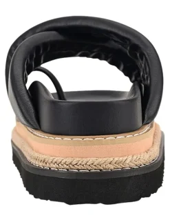 Verali Thelma Flatform Slides in Black