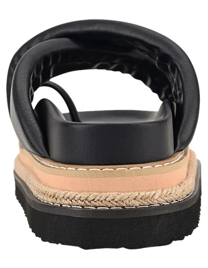 Verali Thelma Flatform Slides in Black