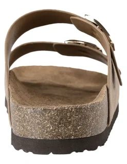 Verali Xylo Slide Sandals in Taupe