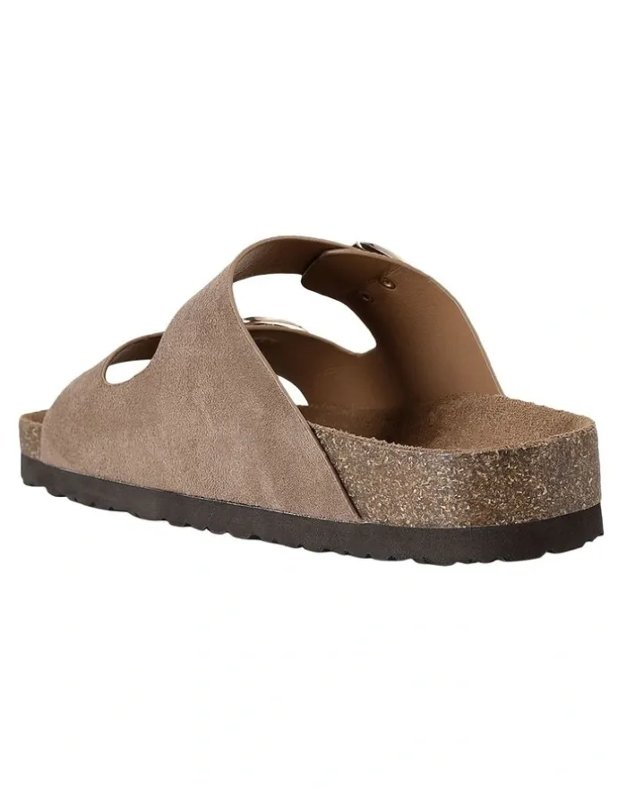 Verali Xylo Slide Sandals in Taupe
